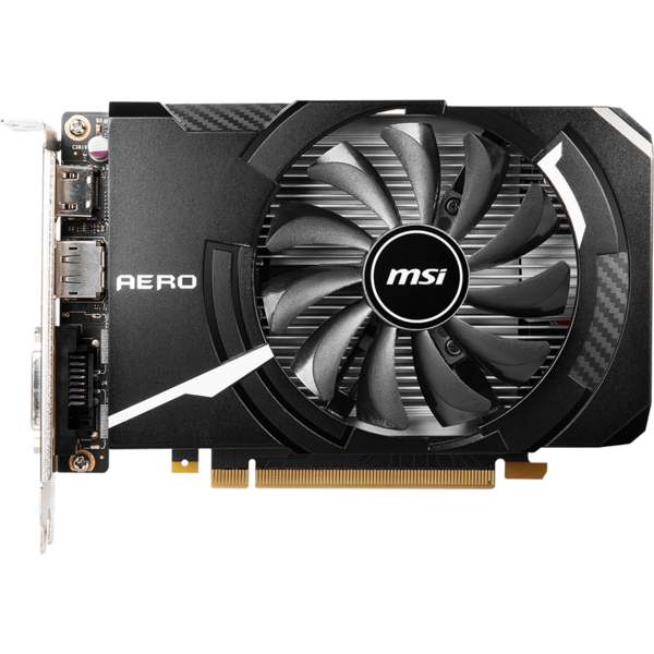 Placa video MSI GeForce GTX 1650 D6 AERO ITX OC 4GB GDDR6 128 Bit