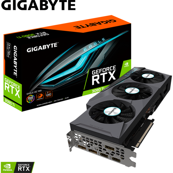 Placa video Gigabyte GeForce RTX 3080 Ti EAGLE OC LHR 12GB GDDR6X 384 bit