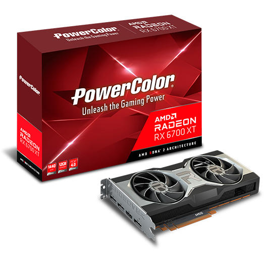 Placa video PowerColor Radeon RX 6700 XT 12GB GDDR6 1‎92 bit