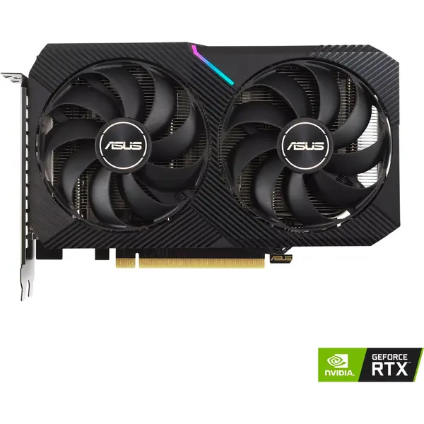 Placa video Asus DUAL GeForce RTX 3060 Ti V2 MINI OC Edition 8GB GDDR6 256 bit