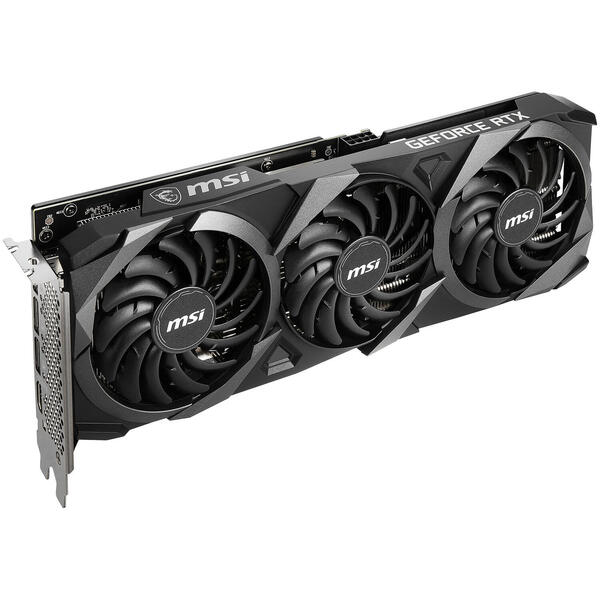 Placa video MSI GeForce RTX 3060 Ti VENTUS 3X OC LHR 8GB GDDR6 256-bit