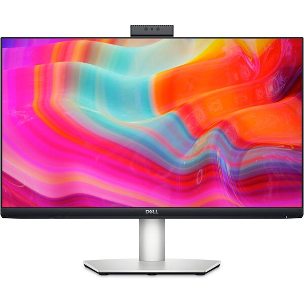 Monitor videoconferinta Dell S2422HZ 23.8 inch FHD IPS 4 ms 75 Hz Webcam USB-C