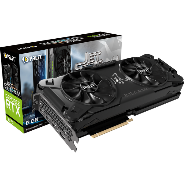 Placa video Palit GeForce RTX 3070 JetStream LHR 8GB GDDR6 256 Bit