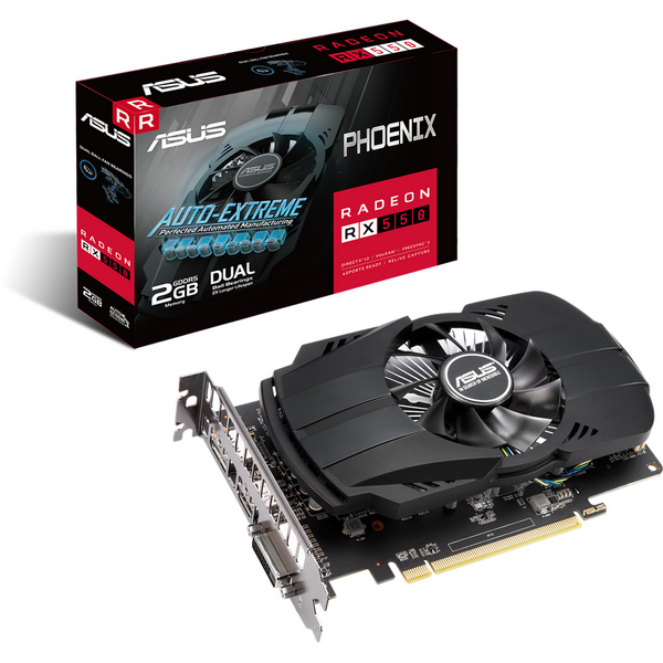 Placa video Asus Radeon RX 550 Phoenix EVO 2GB GDDR5 128-bit