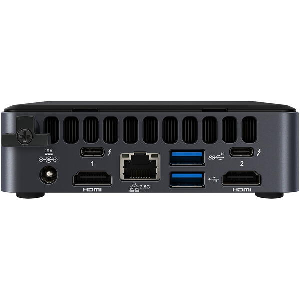 Mini PC Next Unit of Computing NUC11TNKi3, Intel Core i3-1115G4, 2x DDR4 64GB max, M.2 SSD, Wi-Fi, Bluetooth, HDMI