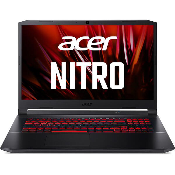Laptop Acer Nitro 5 AN517-41-R037, 17.3 inch FHD IPS 144Hz,  AMD Ryzen 9 5900HX, 32GB DDR4, 1TB SSD, nVidia GeForce RTX 3070 8GB, No OS, Shale Black