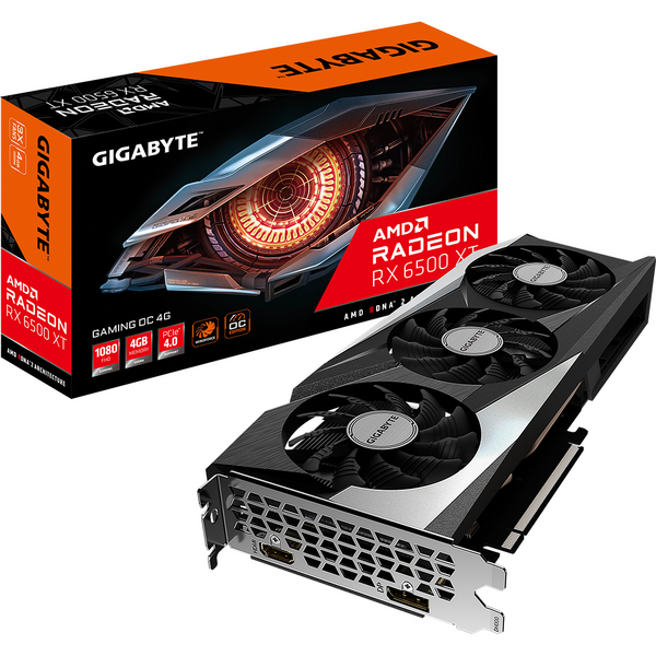 Placa video Gigabyte Radeon RX 6500 XT GAMING OC 4GB GDDR6 64 bit