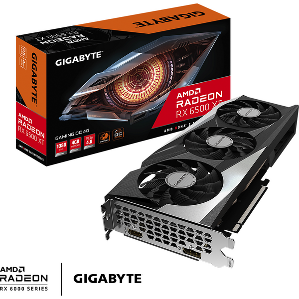 Placa video Gigabyte Radeon RX 6500 XT GAMING OC 4GB GDDR6 64 bit