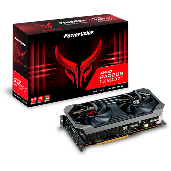 Placa video PowerColor Radeon RX 6600 XT Red Devil 8GB GDDR6 1‎28 bit