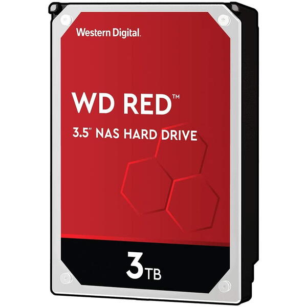 Hard Disk WD Red 3TB SATA 3 5400RPM 256MB