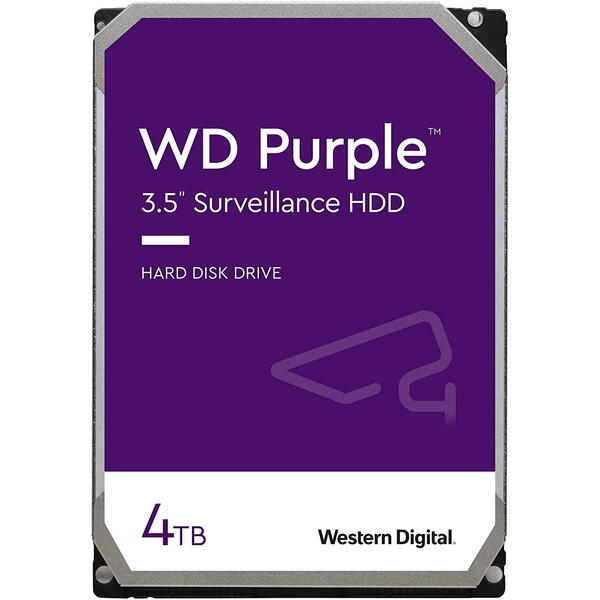 Hard Disk WD Purple 4TB SATA 3 5400RPM 256MB