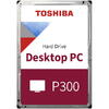 Hard Disk Toshiba P300 4TB, 128MB, 5400 RPM, SATA 3 3.5 inch