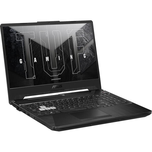 Laptop Gaming Asus TUF A15 FA506NF, 15.6 inch FHD 144Hz, AMD Ryzen 5 7535HS, 16GB DDR5, 512GB SSD, GeForce RTX 2050 4GB, Graphite Black