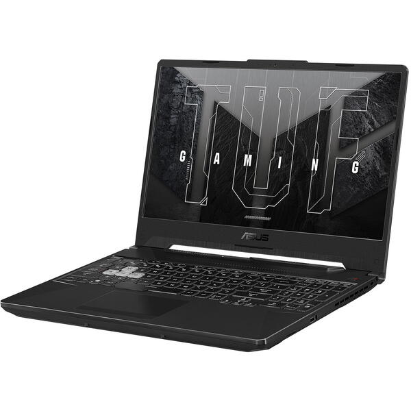 Laptop Asus TUF A15 FA506NC, 15.6 inch FHD 144Hz, AMD Ryzen™ 5 7535HS, 16GB DDR5, 512GB SSD, GeForce RTX 3050 4GB, Graphite Black