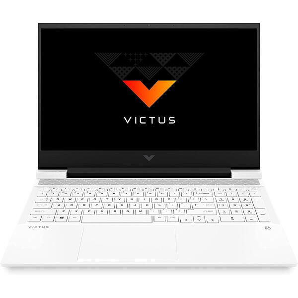 Laptop HP Victus 16-d0078nq, 16.1 inch FHD IPS,Intel Core i7-11800H, 8GB DDR4, 256GB SSD, GeForce RTX 3050 Ti 4GB, Win 11 Home, Ceramic White