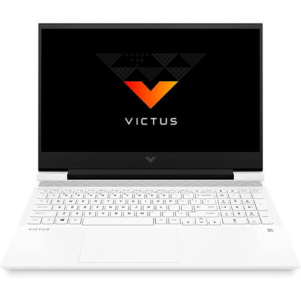 Laptop HP Victus 16-d1011nq, 16.1 inch FHD IPS 144Hz, Intel Core i5-12500H, 16GB DDR5, 512GB SSD, GeForce RTX 3060 6GB, Free DOS, Ceramic White