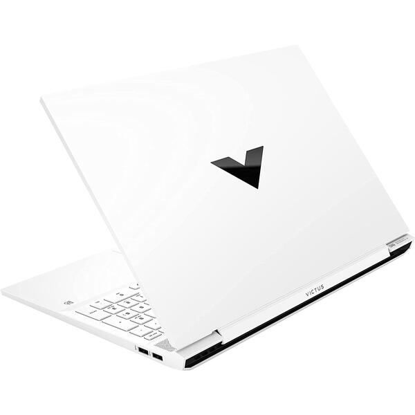 Laptop HP Victus 16-d1004nq, 16.1 inch FHD IPS 144Hz, Intel Core i7-12700H, 16GB DDR5, 512GB SSD, GeForce RTX 3060 6GB, Free DOS, Ceramic White