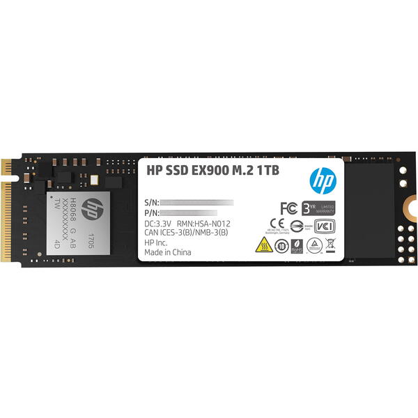 SSD HP EX900 250GB PCI Express 3.0 x4 M.2 2280