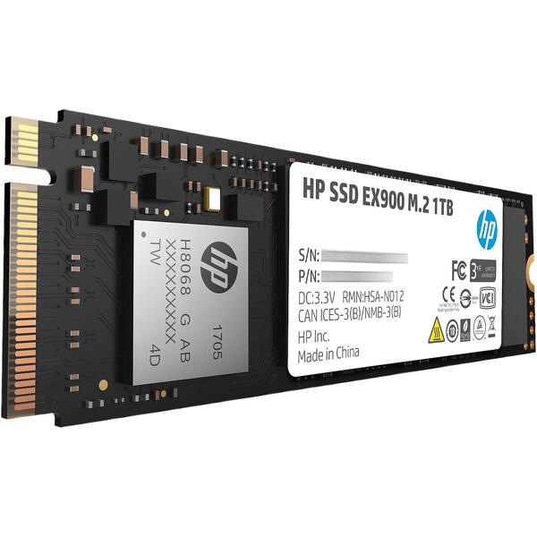 SSD HP EX900 250GB PCI Express 3.0 x4 M.2 2280