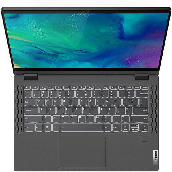 Ultrabook Lenovo IdeaPad Flex 5 14ITL05, 14.0 inch FHD Touch, Intel Core i5-1135G7, 8GB DDR4, 512GB SSD, Intel Iris Xe, Win 11 Home, Platinum Grey