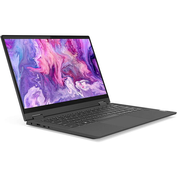 Ultrabook Lenovo IdeaPad Flex 5 14ITL05, 14.0 inch FHD Touch, Intel Core i5-1135G7, 8GB DDR4, 512GB SSD, Intel Iris Xe, Win 11 Home, Platinum Grey