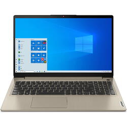 Laptop Lenovo IdeaPad 3 15ITL6, 15.6 inch FHD, Intel Core i3, 12GB DDR4, 512GB SSD, Intel Iris Xe, Sand