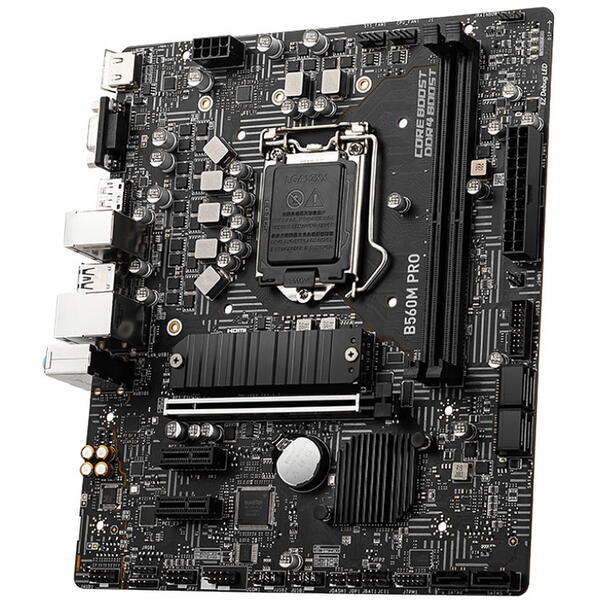 Placa de baza MSI B560M PRO Socket 1200