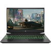 Laptop HP Pavilion Gaming 15-EC2095NQ, 15.6 inch FHD IPS, AMD Ryzen 7 5700U, 8GB DDR4, 512GB SSD, Radeon, Free DOS, Shadow Black