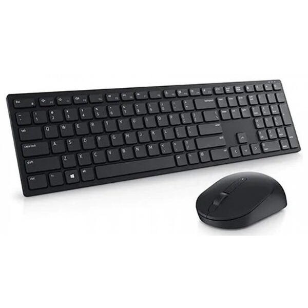 Kit Tastatura si Mouse Dell KM5221W Wireless Negru