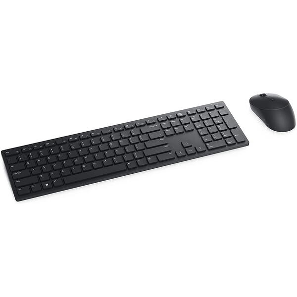 Kit Tastatura si Mouse Dell KM5221W Wireless Negru