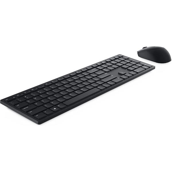 Kit Tastatura si Mouse Dell KM5221W Wireless Negru