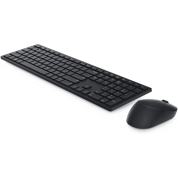 Kit Tastatura si Mouse Dell KM5221W Wireless Negru