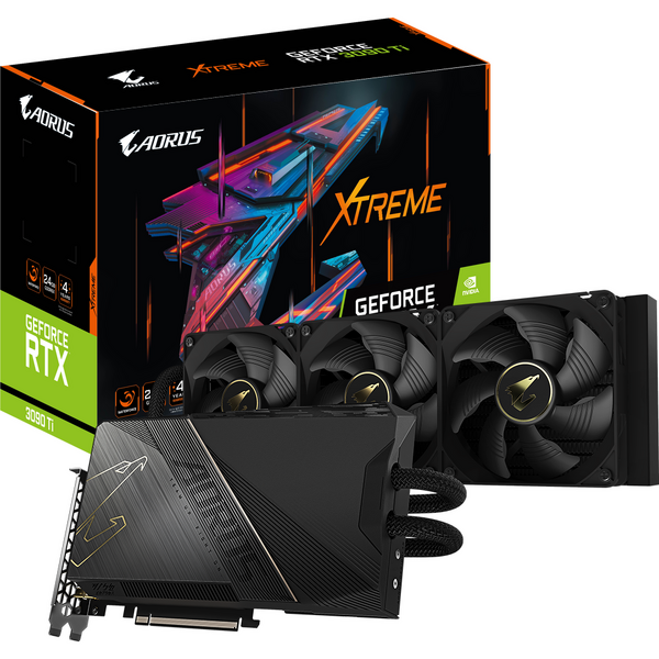 Placa video Gigabyte AORUS GeForce RTX 3090 Ti XTREME WATERFORCE 24G 24GB GDDR6X 384 bit