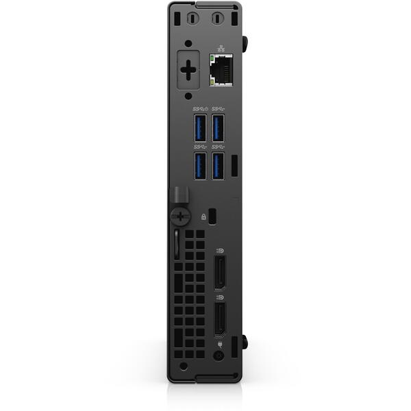 Sistem Brand Dell OptiPlex 3090 MFF, Intel Core i5-10500T, 16GB RAM, 256GB SSD, Intel UHD 630, Linux, Negru