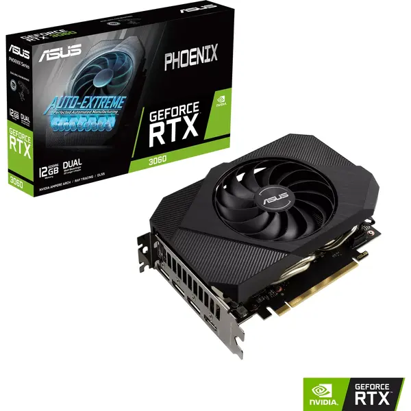 Placa video Asus GeForce RTX 3060 Phoenix V2 LHR 12GB GDDR6 192 bit