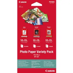 Hartie Foto Canon VP-101 Variety Pack 10 x 15 cm 20 coli