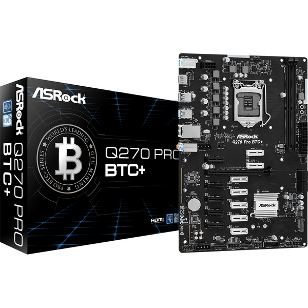 Placa de baza ASRock Q270 Pro BTC+ Socket 1151