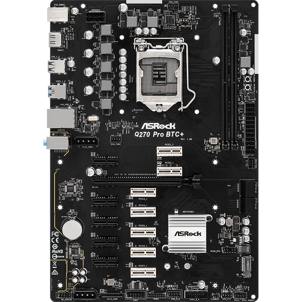 Placa de baza ASRock Q270 Pro BTC+ Socket 1151