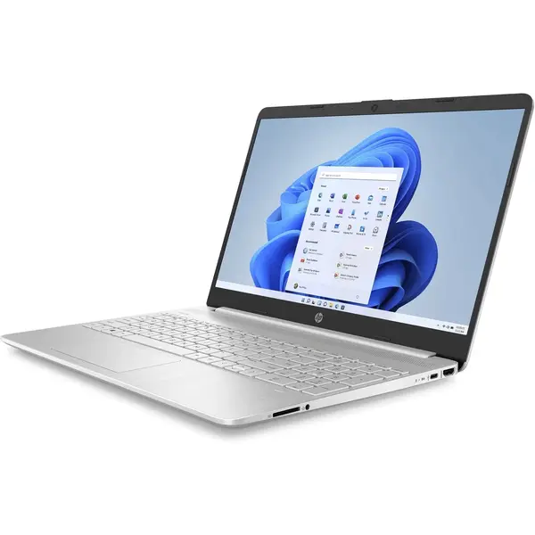 Laptop HP 15s-fq2063nq, 15.6 inch HD, Intel Core i3-1125G4, 8GB DDR4, 256GB SSD, Intel UHD, Win 11 Home, Silver