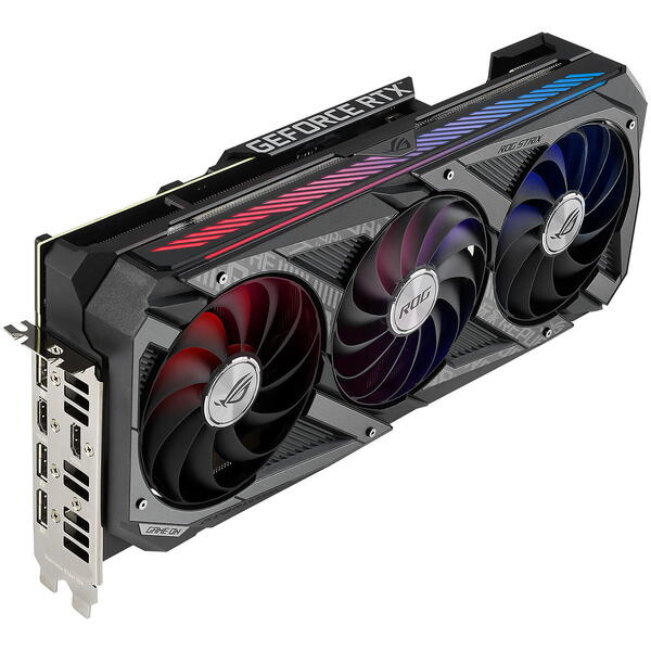 Placa video Asus GeForce RTX 3060 Ti ROG STRIX GAMING O8G LHR 8GB GDDR6 V2 256-bit