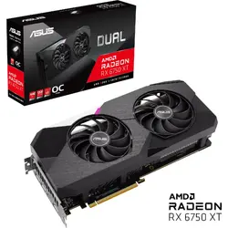 Radeon RX 6750 XT DUAL O12G 12GB GDDR6 1‎92 bit