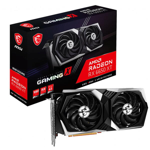 Placa video MSI Radeon RX 6650 Gaming X 8GB GDDR6 128-bit