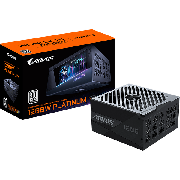 Sursa Gigabyte AORUS P1200W, 80+ Platinum, 1200W, Modulara, Negru