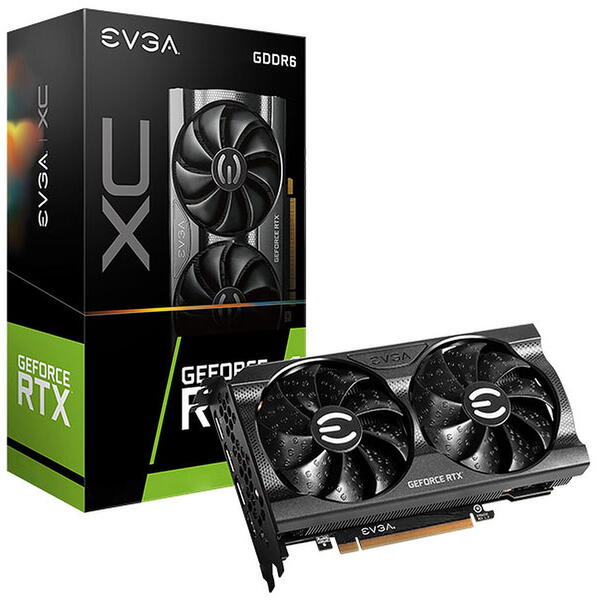 Placa video EVGA GeForce RTX 3050 XC GAMING LHR 8GB GDDR6 128 Bit