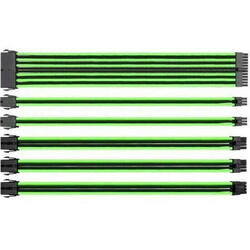Cabluri extensie Thermaltake TtMod Mesh-uite negru cu verde