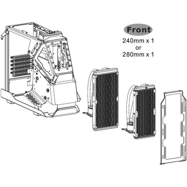 Carcasa Thermaltake AH T200 Black