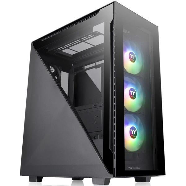 Carcasa Thermaltake Divider 500 Tempered Glass aRGB Black