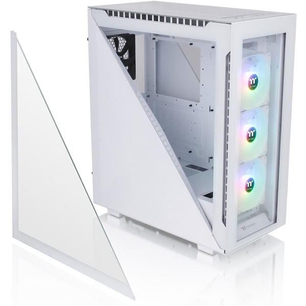 Carcasa Thermaltake Divider 500 Tempered Glass aRGB White