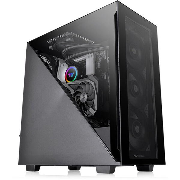 Carcasa Thermaltake Divider 300 Tempered Glass Neagra