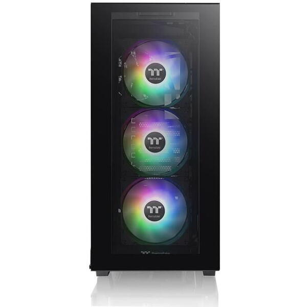 Carcasa Thermaltake Divider 300 Tempered Glass aRGB Neagra